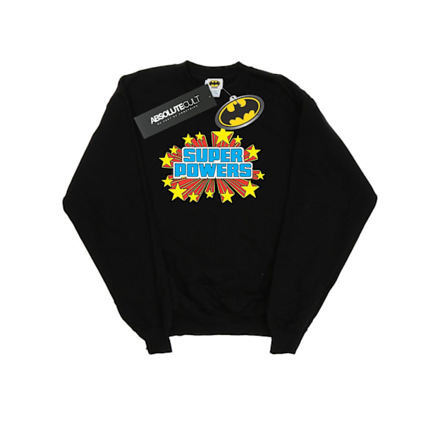 DC Comics Boys Super Powers Logo Sweatshirt 5-6 år Svart Black 5-6 Years