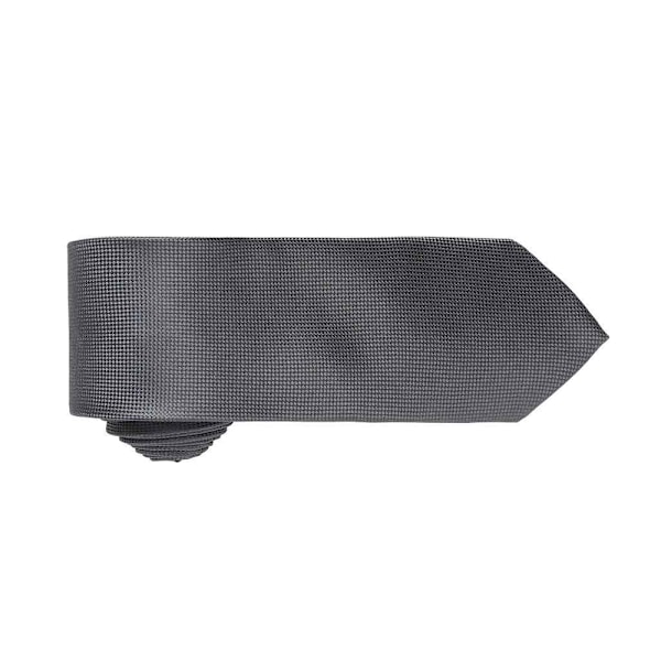 Premier Unisex Vuxen Mikro Våffel Slips En Storlek Mörkgrå Dark Grey One Size