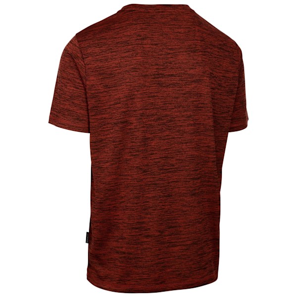 Trespass Mens Kearsley Active Top L Burnt Orange Marl Burnt Orange Marl L