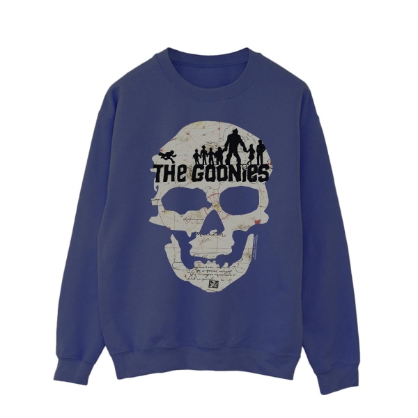 The Goonies Mens Map Skull Sweatshirt 3XL Marinblå Navy Blue 3XL