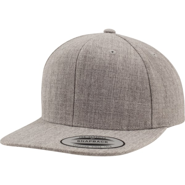 Yupoong Mens The Classic Premium Snapback- cap (paket med 2) One S Heather/Heather One Size