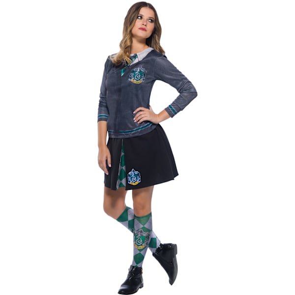 Harry Potter Damkläder/Dam Slytherin Kostymtopp S Blå Blue S