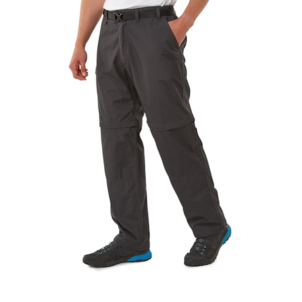 Craghoppers Mens Kiwi Convertible Trousers 32L Black Pepper Black Pepper 32L