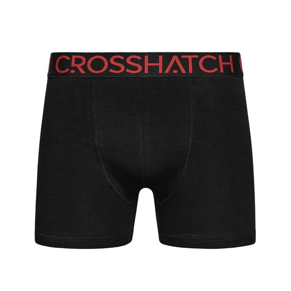 Crosshatch Chasma Boxershorts för män (5-pack) M Svart Black M