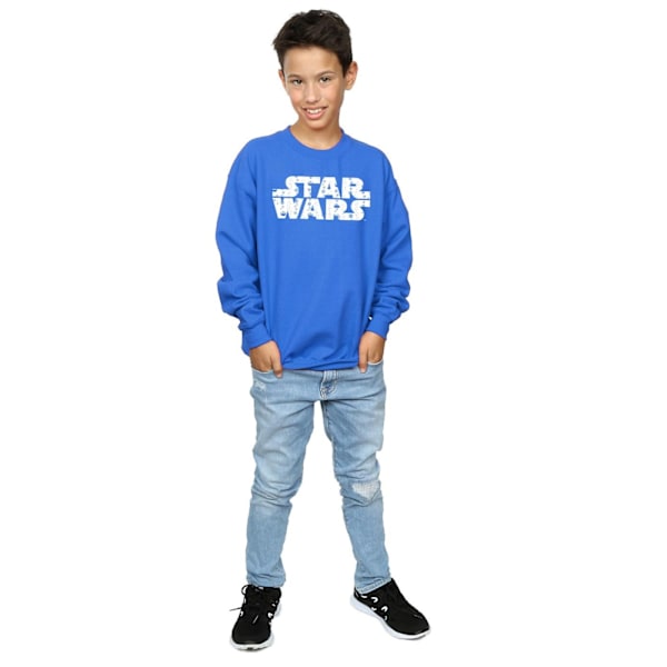 Star Wars Jultröja med logotyp för pojkar 12-13 år, kungligt blå Royal Blue 12-13 Years