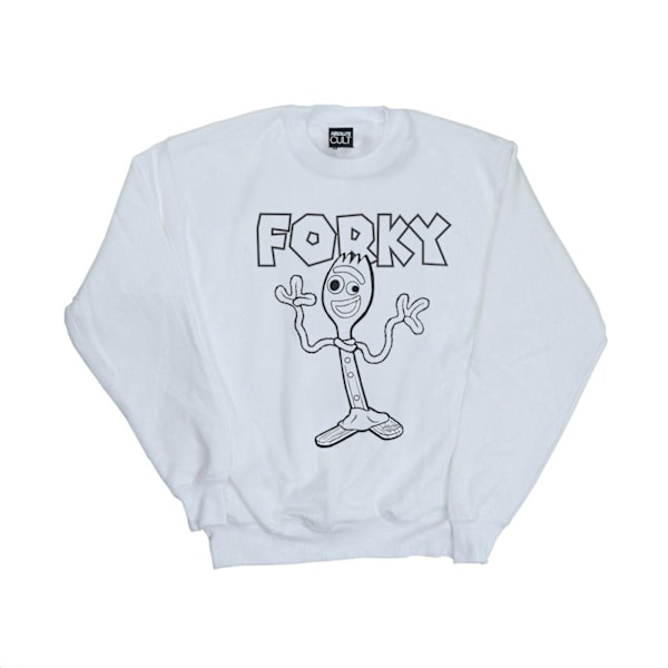 Disney Boys Toy Story 4 Forky Sweatshirt 7-8 år Vit White 7-8 Years