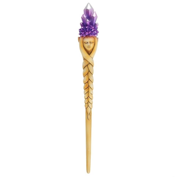 Something Different Crystal Goddess Wand One Size Guld/Lila Gold/Purple One Size