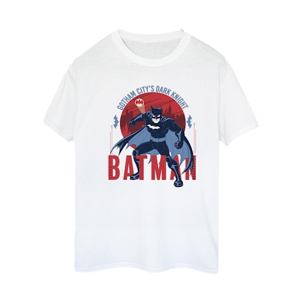 DC Comics Dam/Kvinnor Batman Gotham City Bomull Boyfriend T-S White M