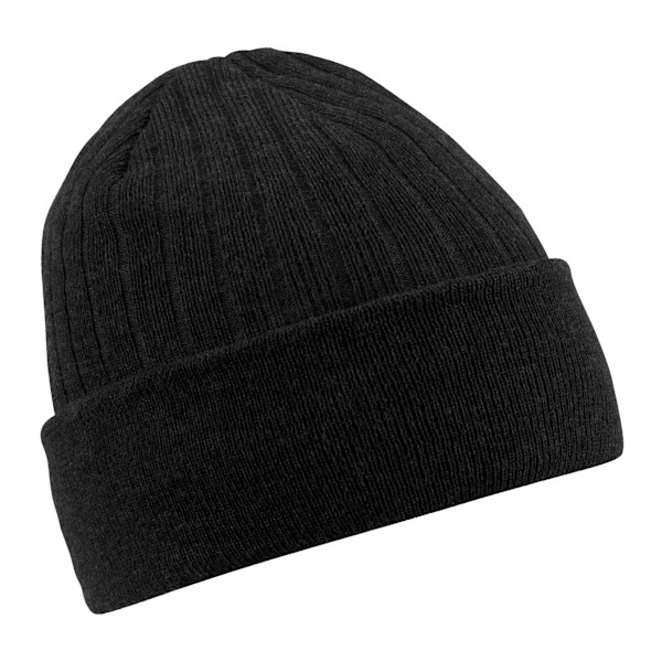 Beechfield Unisex Adult Thinsulate Beanie One Size Svart Black One Size