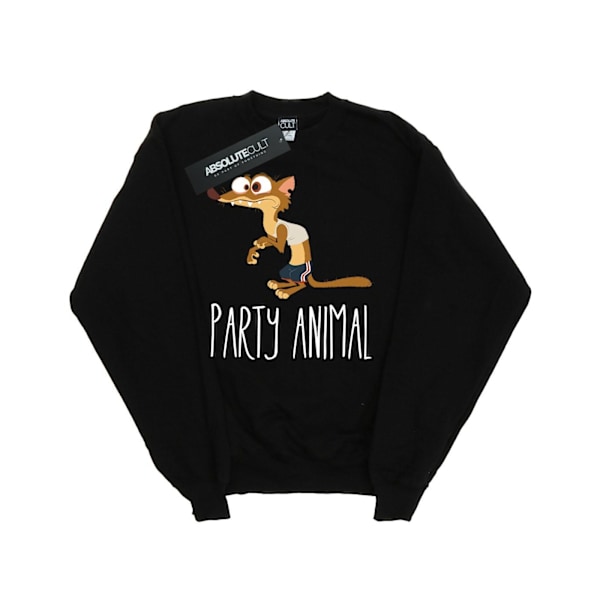 Disney Girls Zootropolis Party Animal Sweatshirt 5-6 år Svart Black 5-6 Years