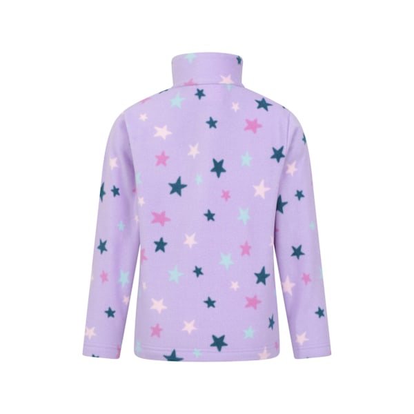 Mountain Warehouse Barn/Barn Endeavour Stars Halv Zip Flee Lilac 3-4 Years