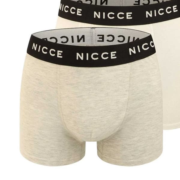 Nicce Herr Lurzem Boxershorts (3-pack) S Svart/Grå/Vit Black/Grey/White S