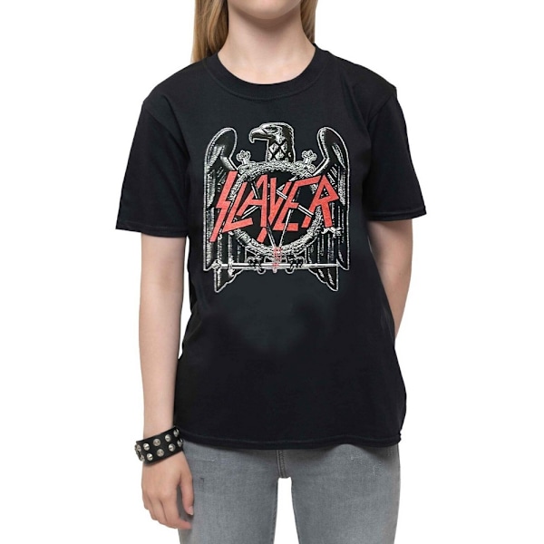 Slayer Barn T-shirt för barn/barn 9-10 år Svart Black 9-10 Years