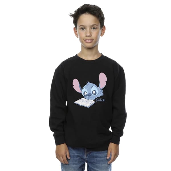 Lilo & Stitch Pojkar Läströja 5-6 År Svart Black 5-6 Years
