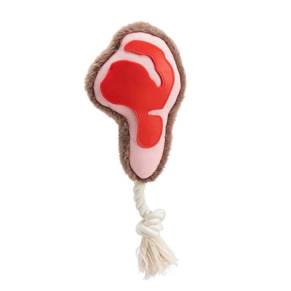 House Of Paws Chop Plysch Hundleksak One Size Brun/Röd/Rosa Brown/Red/Pink One Size