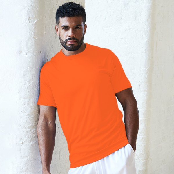 AWDis Just Cool Mens Smidig Kortärmad T-Shirt XL Electric Or Electric Orange XL