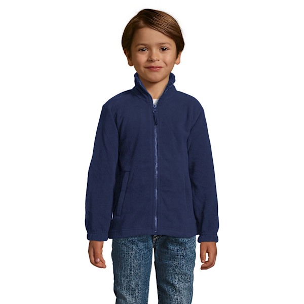 SOLS Barn/Barn North Zip-Up Fleece Jacka 12 år Marinblå Navy 12yrs