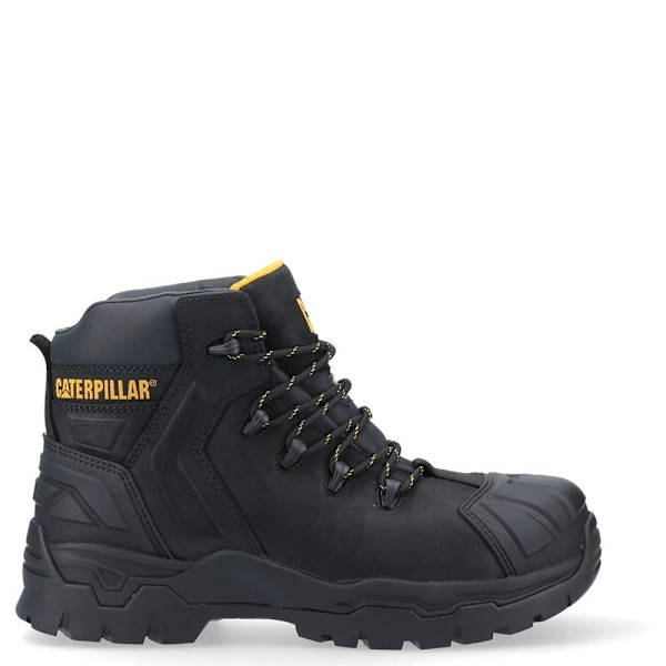 Caterpillar Everett S3 Säkerhetskängor i Läder för Herr, 7 UK, Svart Black 7 UK