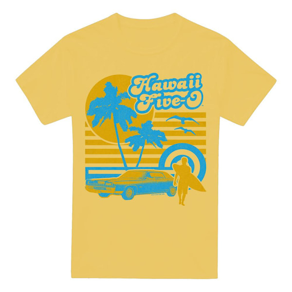 Hawaii Five-0 Herr Surfar T-Shirt L Banangul Banana Yellow L