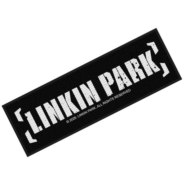 Linkin Park Logo Patch One Size Svart/Vit Black/White One Size