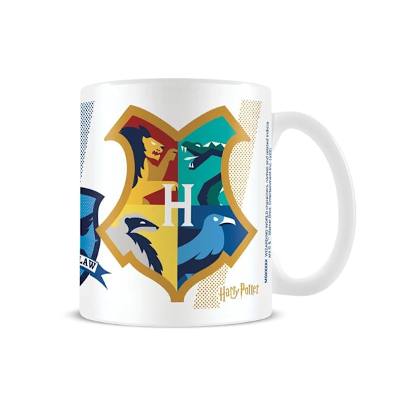 Harry Potter Checkmate Crest Mug One Size Vit/Flerfärgad White/Multicoloured One Size
