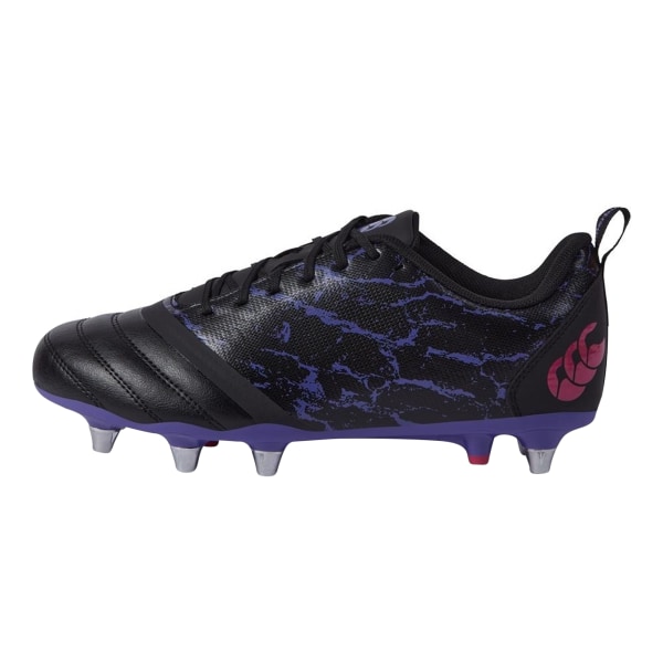 Canterbury Barn/Barn Stampede Team Soft Ground Rugby Boots Black/Blue 1 UK