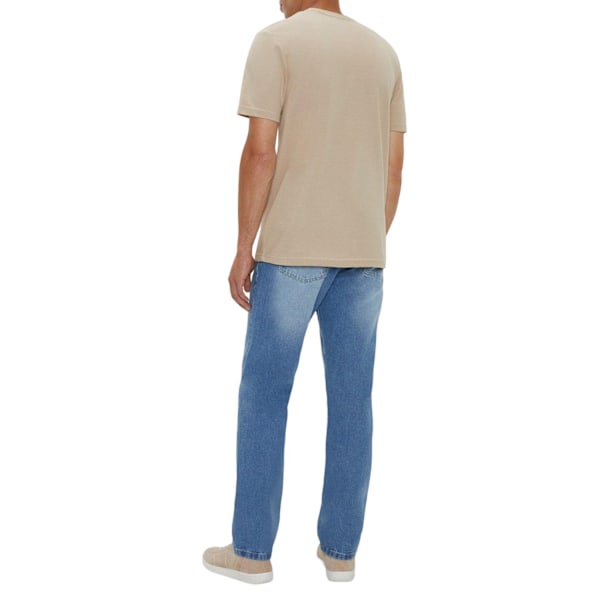 Maine Herr Stone Wash Raka Jeans 34R Blå Blue 34R