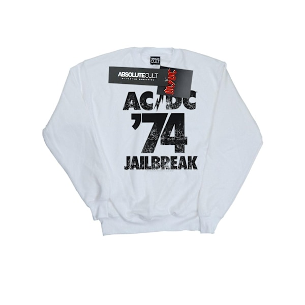 AC/DC Mens Jailbreak 74 Sweatshirt L Vit White L