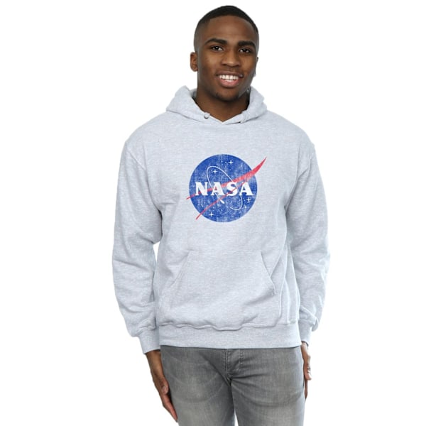 NASA Herr Insignia Logo Hoodie 3XL Sports Grey Sports Grey 3XL