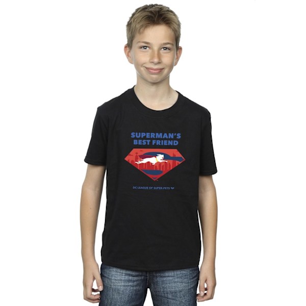 DC Comics Boys DC Comics DC League Of Super-Pets Supermans bästa vän T-shirt 3-4 år Svart Black 3-4 Years