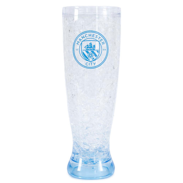 Manchester City FC Slim Zer Mug Storlek One Clear/Blue Clear/Blue One Size