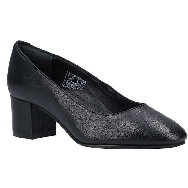 Hush Puppies Dam/Kvinnor Anna Läder Court Sko 7 UK Svart Black 7 UK