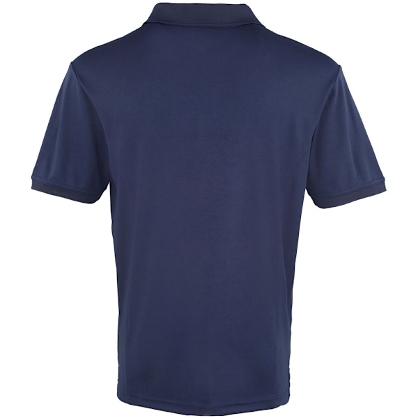 Premier Mens Coolchecker Pique Kortärmad Poloskjorta 5XL Marinblå Navy 5XL