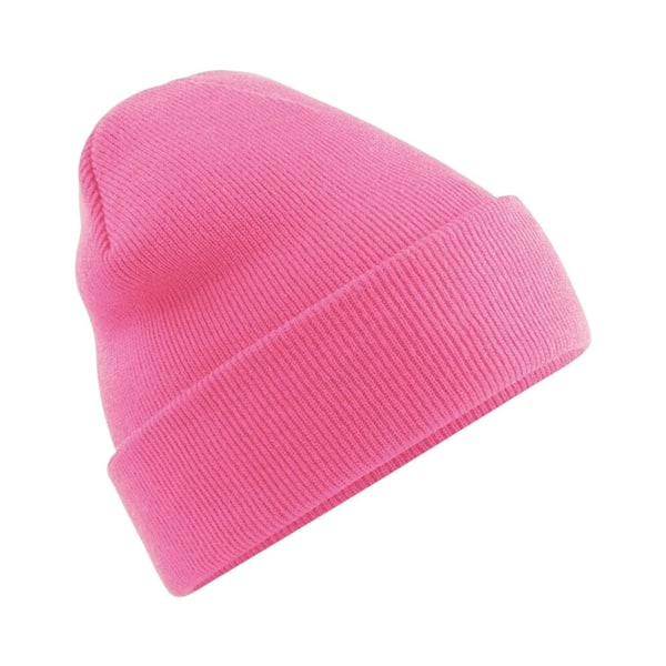 Beechfield Soft Feel Stickad Vintermössa En Storlek True Pink True Pink One Size