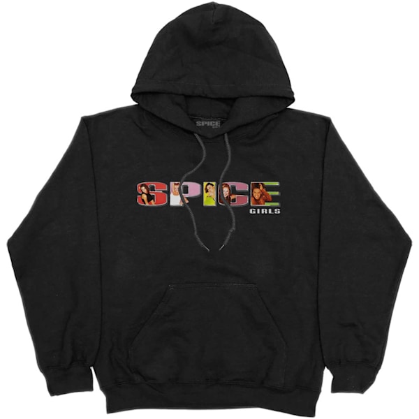 Spice Girls Unisex Vuxen Logo Hoodie S Svart Black S