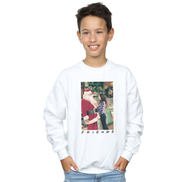 Friends Boys Chandler Claus Sweatshirt 5-6 år Vit White 5-6 Years