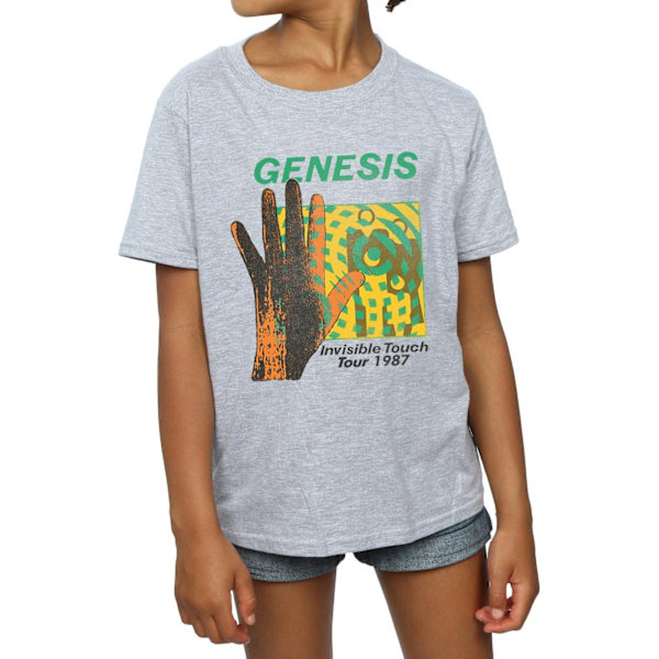 Genesis Girls Invisible Touch Tour Bomull T-shirt 5-6 år Spo Sports Grey 5-6 Years