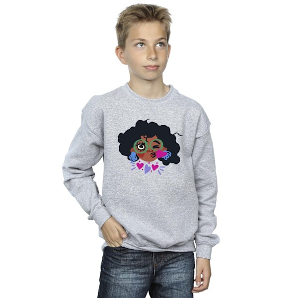 Disney Boys Encanto Mirabel Kiss Sweatshirt 12-13 år Sport Sports Grey 12-13 Years