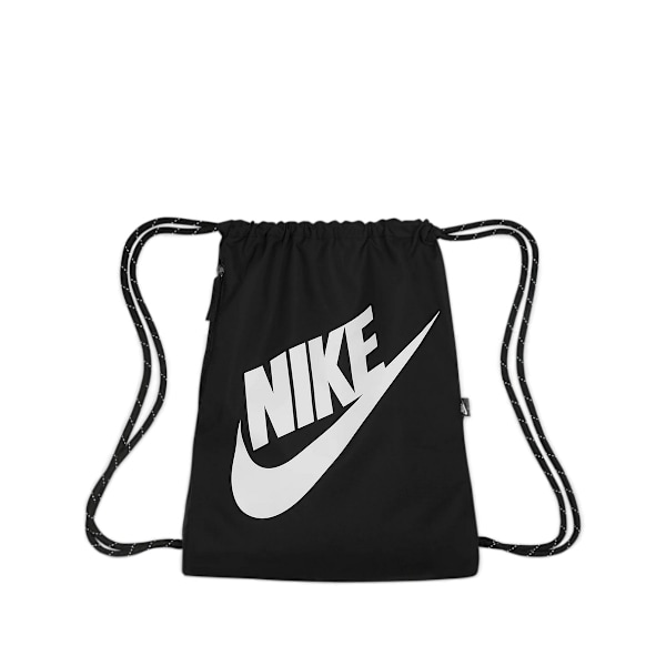 Nike Heritage dragsnöre väska One Size Svart Black One Size