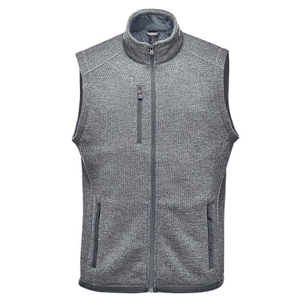 Stormtech Herr Avalante Knitted Heather Full Zip Gilet 4XL Gran Granite 4XL