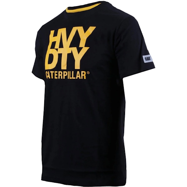 Caterpillar Trademark Logo Heavy Duty T-Shirt L Svart Black L