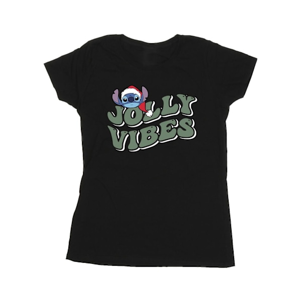 Disney Dam/Kvinnor Lilo & Stitch Jolly Chilling Vibes Bomull Black XL