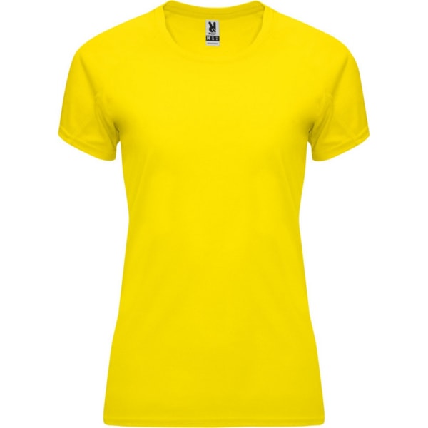 Roly Dam/Kvinnor Bahrain Kortärmad Sport T-shirt M Gul Yellow M