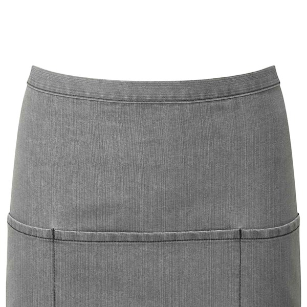 Premier Colours 3-fickor förkläde One Size Grå Denim Grey Denim One Size