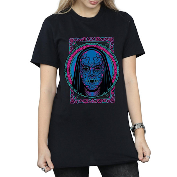 Harry Potter Dam/Kvinnor Neon Dödsätare Mask Bomull Pojkvän Black S