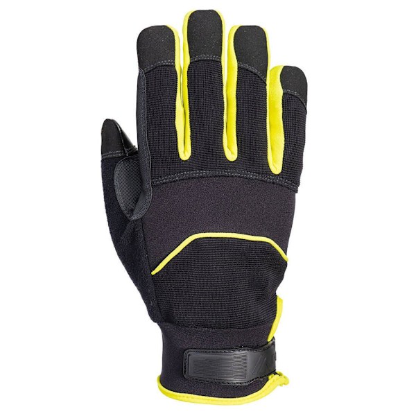 Portwest A792 Nålresistenta Handskar L Svart/Gul Black/Yellow L