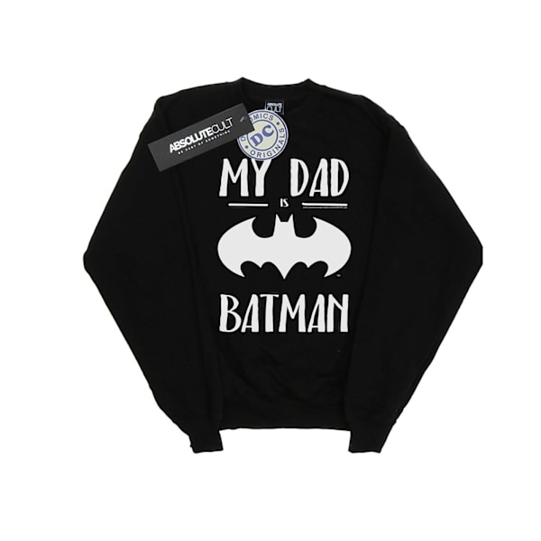 DC Comics Girls Batman Min Pappa Är Batman Sweatshirt 3-4 År Bl Black 3-4 Years