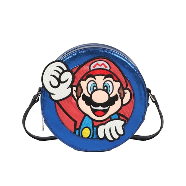 Danielle Nicole Super Mario Crossbody Bag One Size Electric Blu Electric Blue/Red/Silver One Size