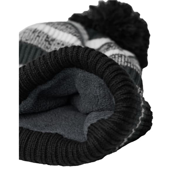 Beechfield Unisex Vuxen Randig Mössa One Size Svart/Grafit Black/Graphite Grey/White One Size