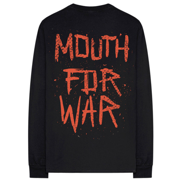 Pantera Unisex Adult Mouth For War Bomull Långärmad T-shirt Black L